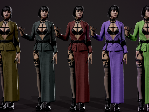 Vampire girl 3D मॉडल