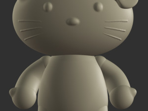Hello Kitty Modello di stampa 3D