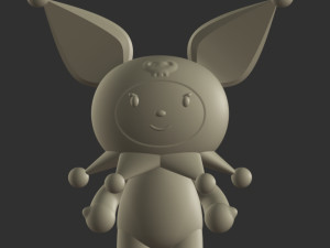 Kuromi 3Dプリントモデル