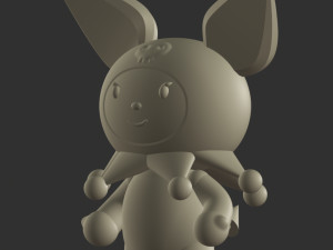 Kuromi 3Dプリントモデル