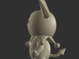 Kuromi 3Dプリントモデル