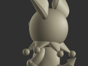 Kuromi 3Dプリントモデル