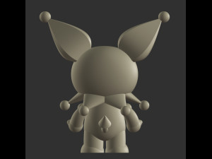 Kuromi 3Dプリントモデル