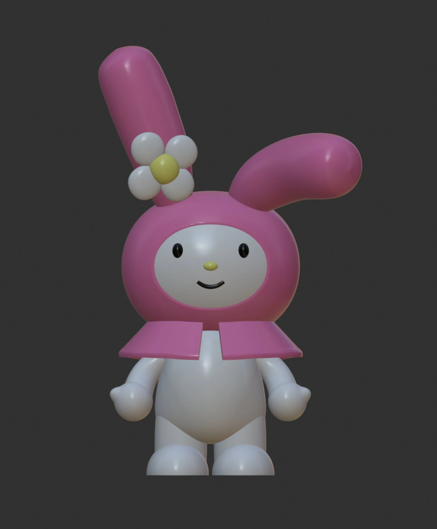 My Melody 3D Print Model .c4d .max .obj .3ds .fbx .stl .blend
