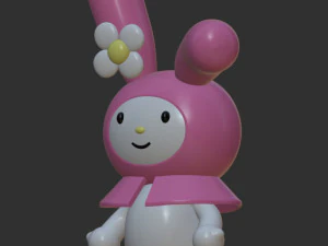 My Melody 3D Print Model
