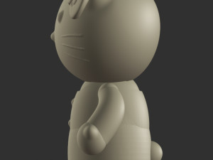 Hello Kitty in dress 3D Print Model