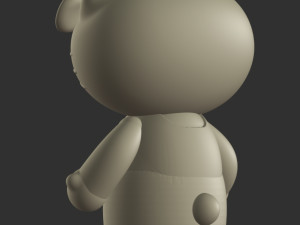 Hello Kitty in dress 3D Print Model