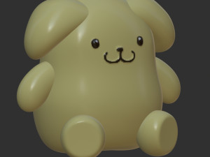 Pompompurin 3D Baskı Modeli