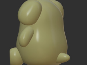 Pompompurin 3D Baskı Modeli