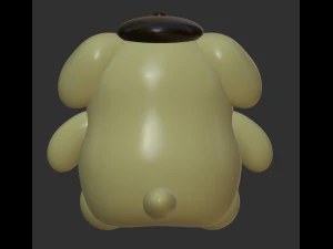Pompompurin mit Hut 3D Druckmodell