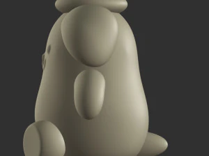 Pompompurin mit Hut 3D Druckmodell