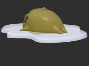 Lazy Egg Modello di stampa 3D