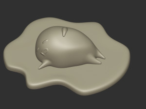 Lazy Egg Modello di stampa 3D