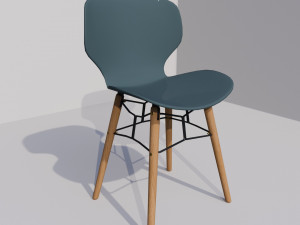 Chair Miron PLUS Chair Crown wood 3D Model