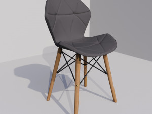 Chair Miron PLUS Chair Crown wood 3D Model