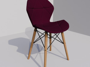 Chair Miron PLUS Chair Crown wood 3D Model