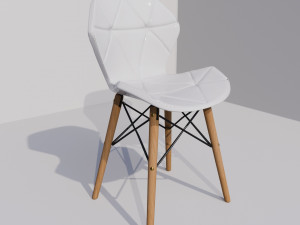 Chair Miron PLUS Chair Crown wood 3D Model