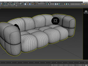 Modern modular sofa 3D Model