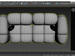 Modern modular sofa 3D Model