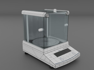 Analytical balance Vibra Shinko AB 623 Model 3D