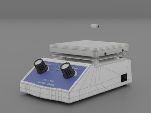 Magnetic stirrer ULab US-6120 3D Model