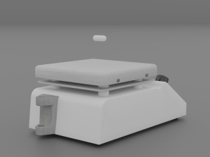 Magnetic stirrer ULab US-6120 3D Model