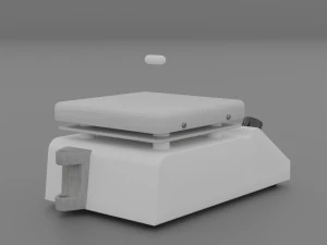 Magnetic stirrer ULab US-6120 3D Model