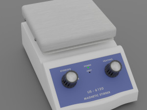 Magnetic stirrer ULab US-6120 3D Model