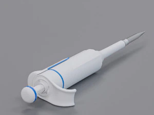 Pipette dispenser Thermo 3D Model