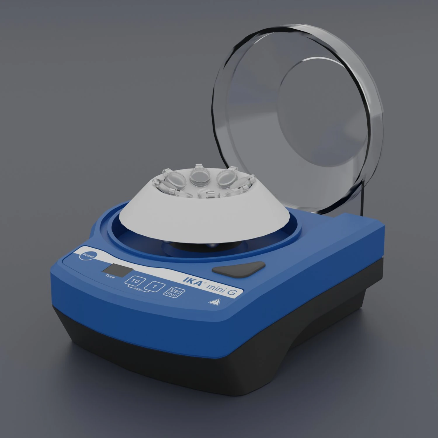 Mini centrifuge IKA Mini G 3D Model .c4d .max .obj .3ds .fbx .stl .blend