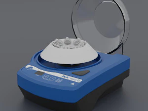 Mesin sentrifugal mini IKA Mini G Model 3D