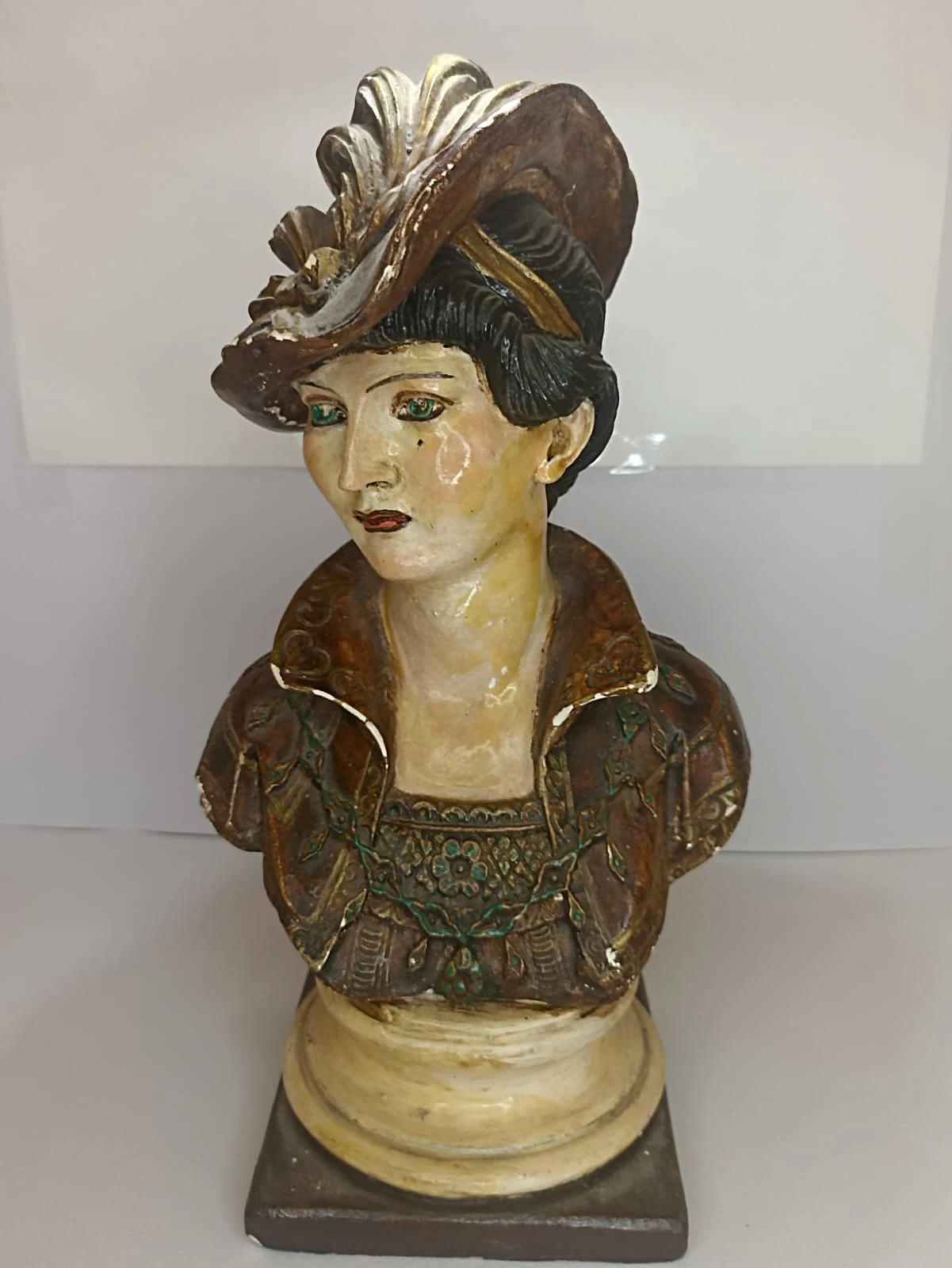 Lady bust 3D Model .c4d .max .obj .3ds .fbx .stl .blend 