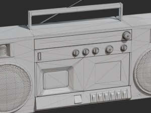 Boombox 3D Model