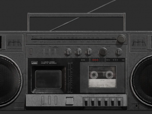 Boombox 3D Model