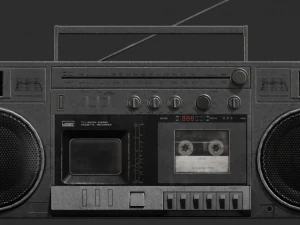 Boombox 3D Model