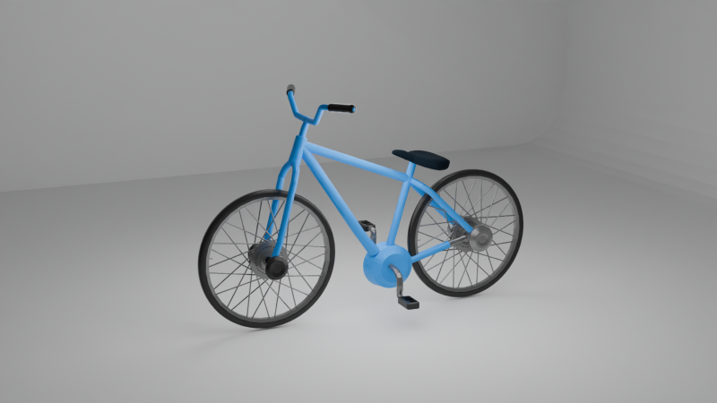 Bike 3D Model .c4d .max .obj .3ds .fbx .stl .blend 