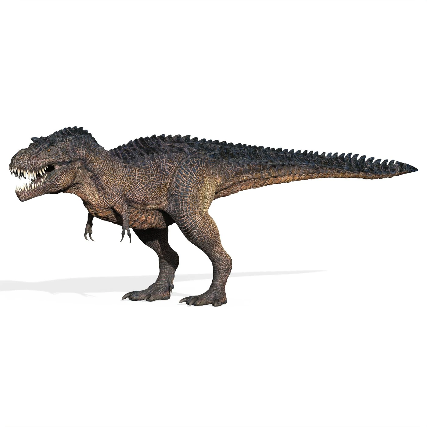 Trex Tyrannosaurus Dinosaur 3D Model .c4d .max .obj .3ds .fbx .stl .blend 