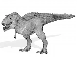 Trex Tyrannosaurus Dinosaur 3D Model