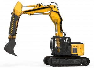 JCB Excavator 3D Model