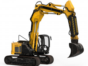 JCB Excavator 3Dモデル