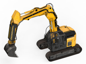 JCB Excavator 3Dモデル