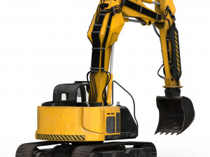 JCB Excavator 3Dモデル