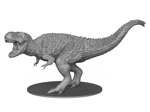 Tyrannosaurus Dinosaur Statue 3D Druckmodell
