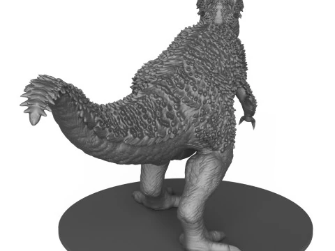 Tyrannosaurus Dinosaur Statue 3D Print Model