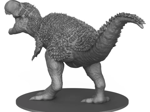 Tyrannosaurus Dinosaur Statue 3D Print Model