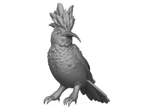 Eurasian Hoopoe Bird 3D Принт Модель