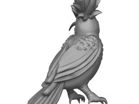 Eurasian Hoopoe Bird Modello di stampa 3D
