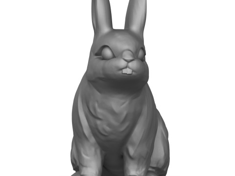 Rabbit 3Dプリントモデル