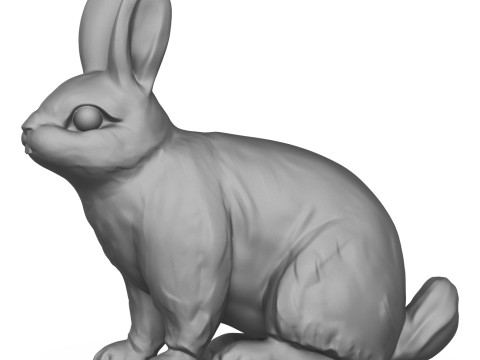 Rabbit 3Dプリントモデル