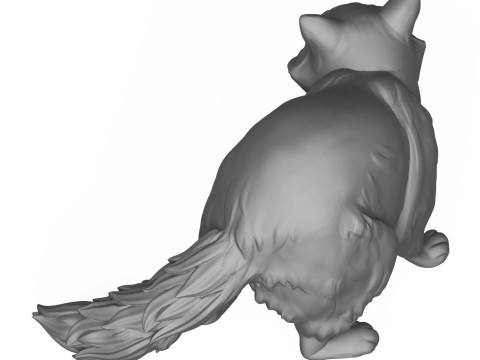 Racoon 3D 打印模型